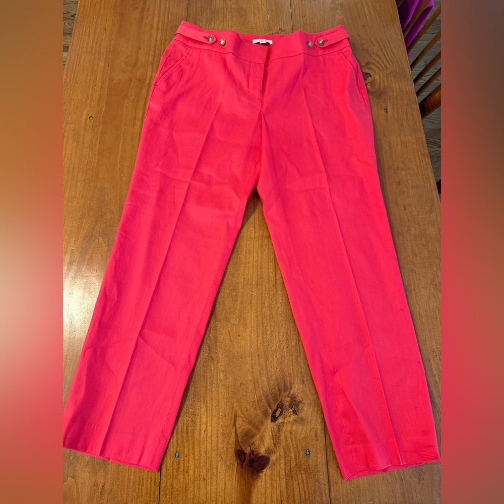 LOFT Pink Women's Pants - Size 10